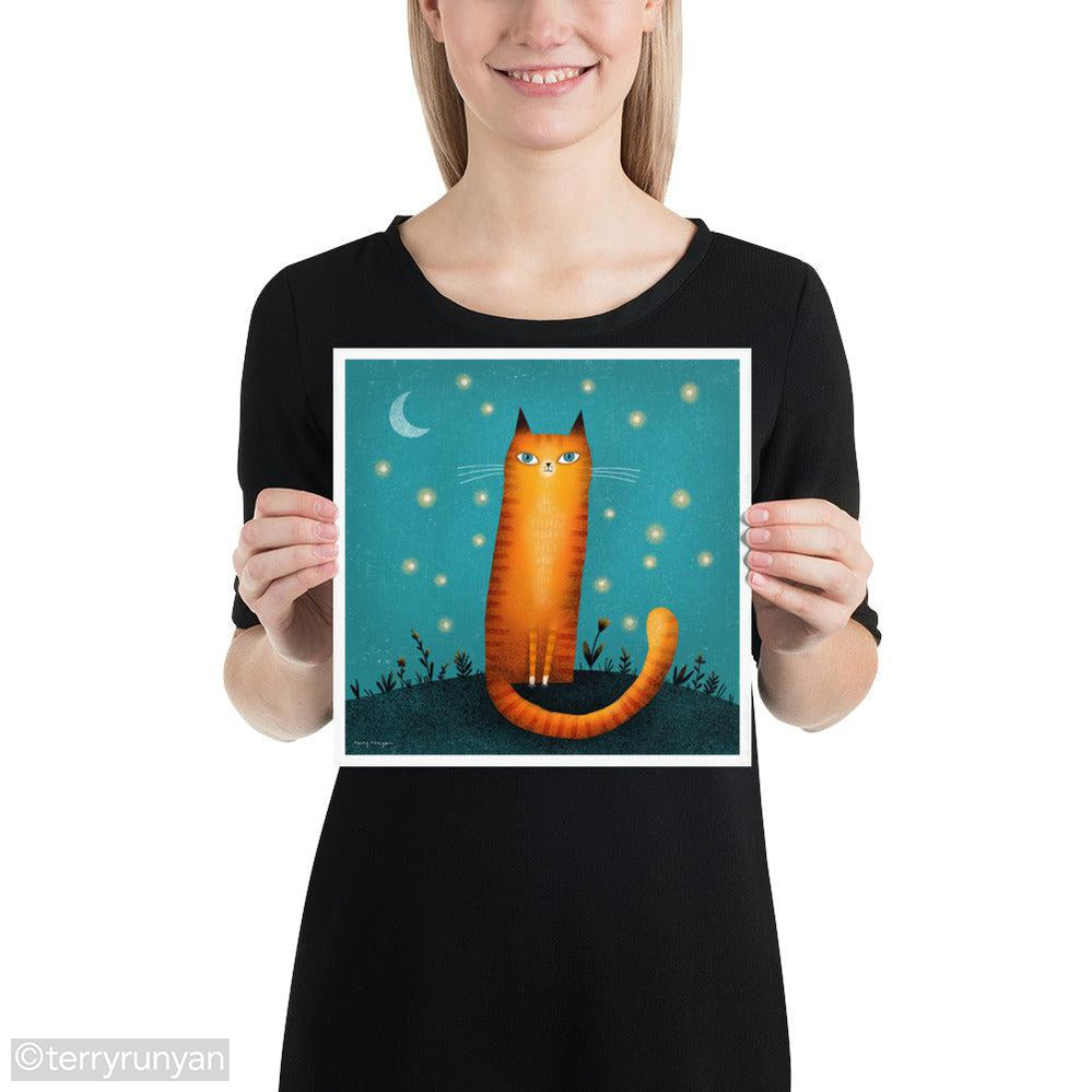 FIREFLY FRIEND-Art Print-Terry Runyan Creative-Terry Runyan Creative