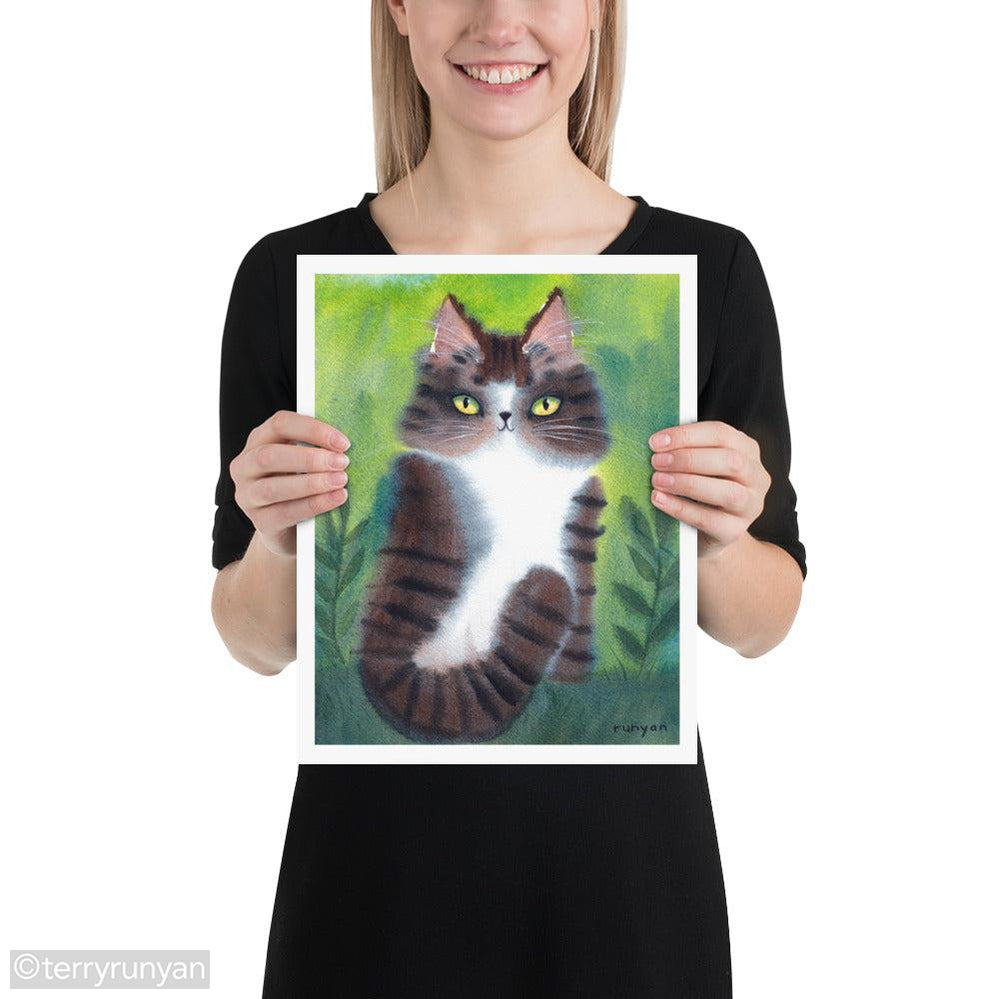 TABBY FLOOF-Art Print-Terry Runyan Creative-Terry Runyan Creative