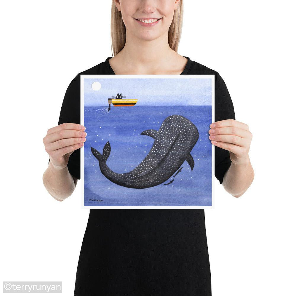 WHALE WATCHING-Art Print-Terry Runyan Creative-Terry Runyan Creative