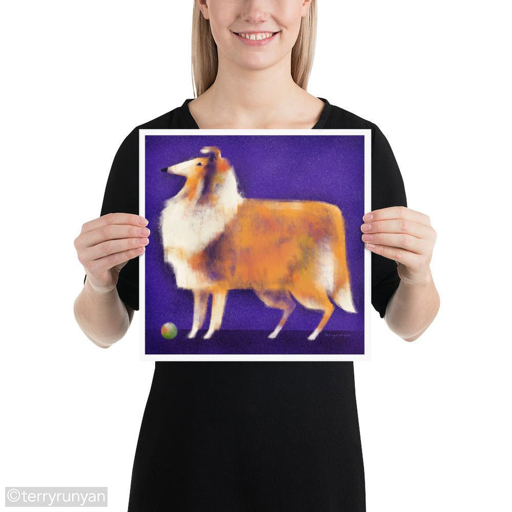 COLLIE-Art Print-Terry Runyan Creative-Terry Runyan Creative