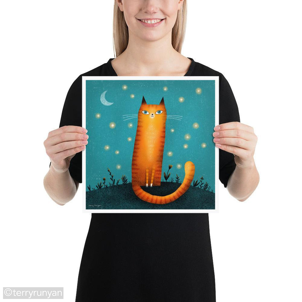 FIREFLY FRIEND-Art Print-Terry Runyan Creative-Terry Runyan Creative