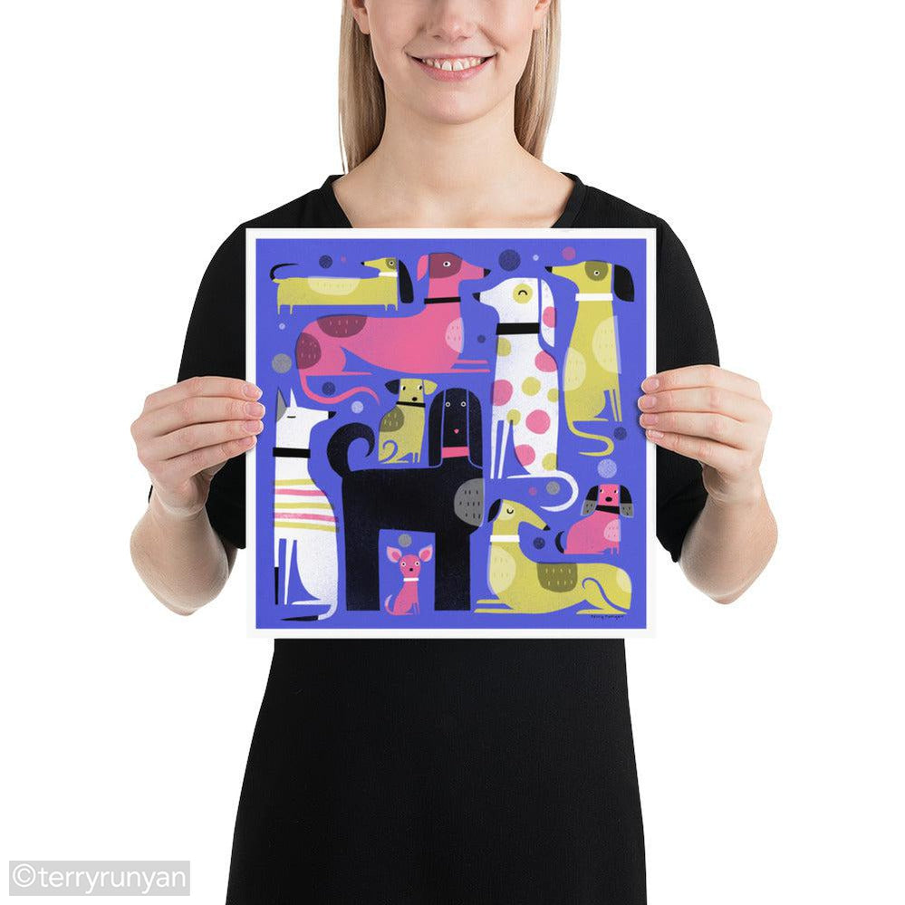 DOG PARK-Art Print-Terry Runyan Creative-Terry Runyan Creative