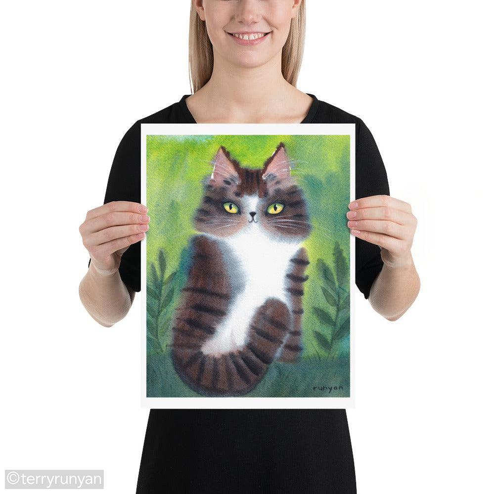 TABBY FLOOF-Art Print-Terry Runyan Creative-Terry Runyan Creative