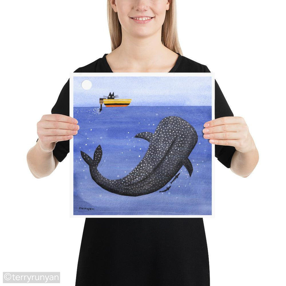 WHALE WATCHING-Art Print-Terry Runyan Creative-Terry Runyan Creative