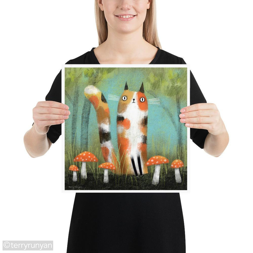 MUSHROOM LOVER-Art Print-Terry Runyan Creative-Terry Runyan Creative