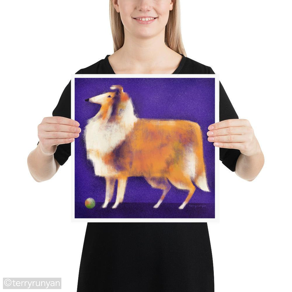 COLLIE-Art Print-Terry Runyan Creative-Terry Runyan Creative