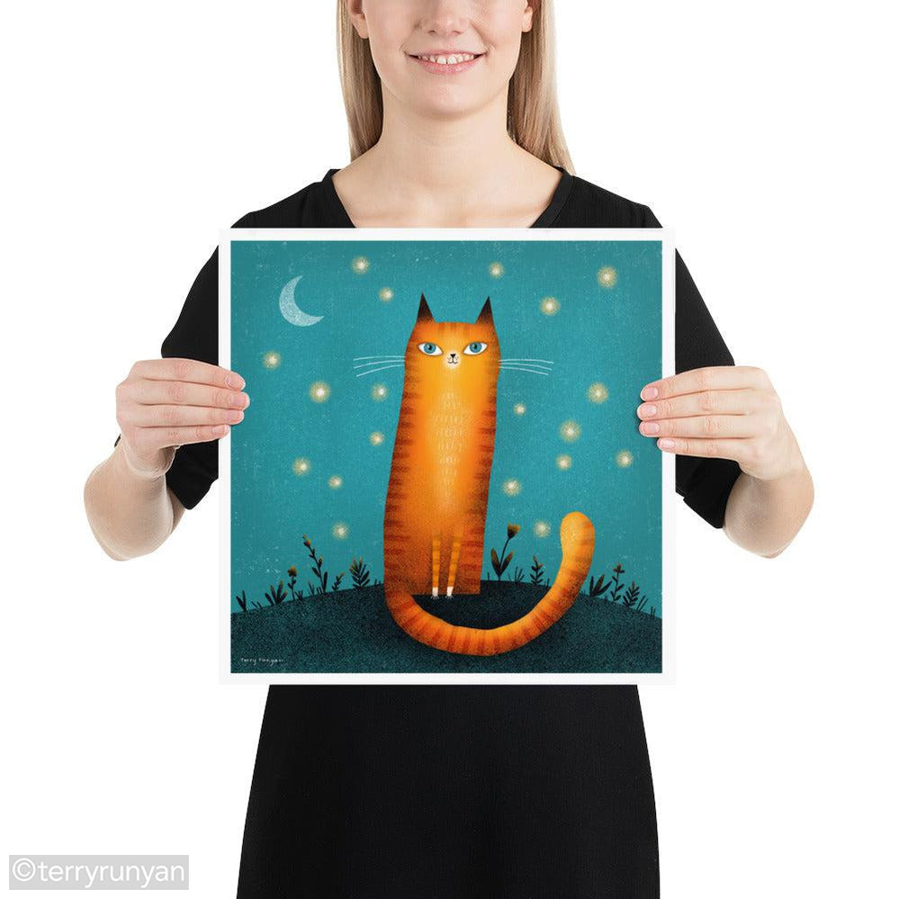 FIREFLY FRIEND-Art Print-Terry Runyan Creative-Terry Runyan Creative