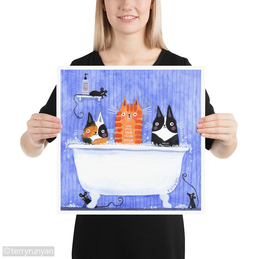 PARTY TUB-Art Print-Terry Runyan Creative-Terry Runyan Creative