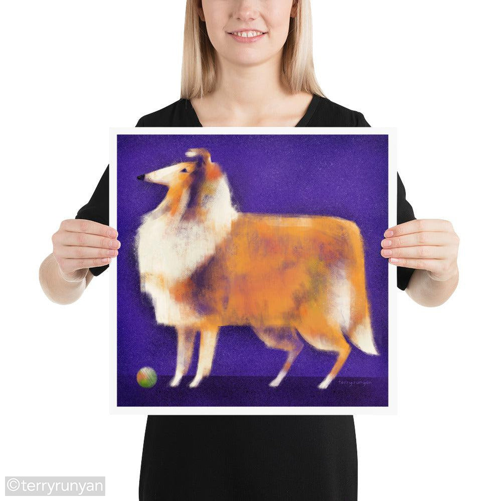 COLLIE-Art Print-Terry Runyan Creative-Terry Runyan Creative