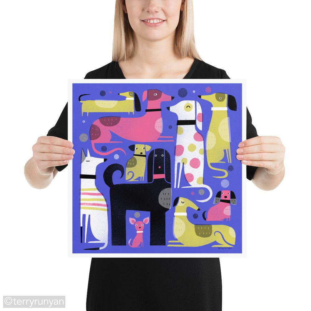 DOG PARK-Art Print-Terry Runyan Creative-Terry Runyan Creative