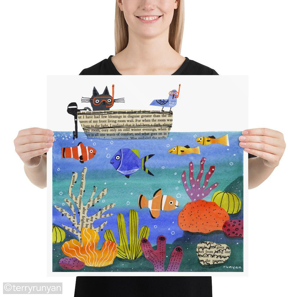 GREAT BARRIER REEF-Art Print-Terry Runyan Creative-Terry Runyan Creative