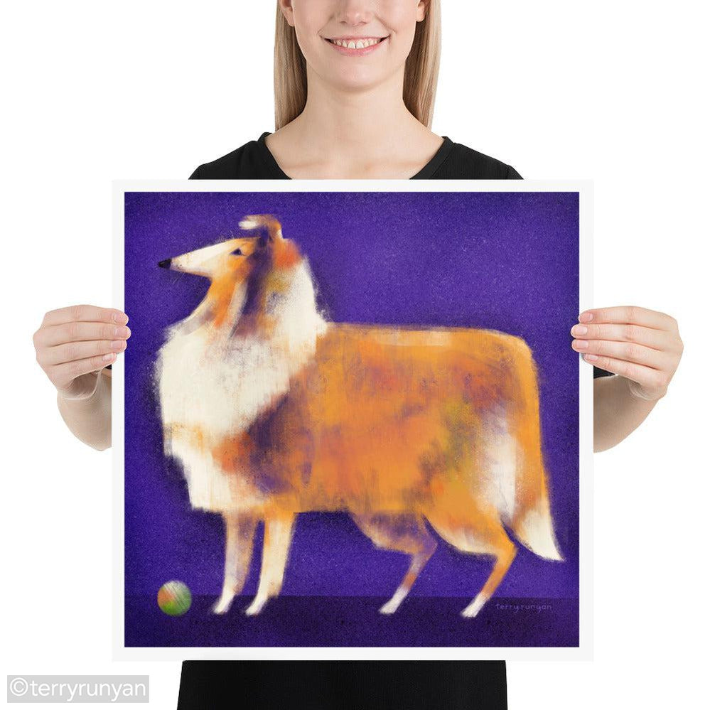 COLLIE-Art Print-Terry Runyan Creative-Terry Runyan Creative