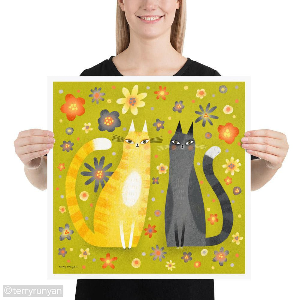 NATURE CATS-Art Print-Terry Runyan Creative-Terry Runyan Creative