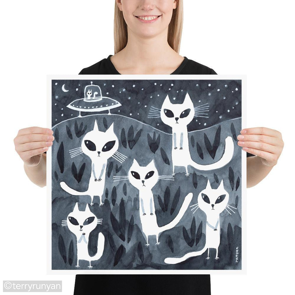 UFO-Art Print-Terry Runyan Creative-Terry Runyan Creative