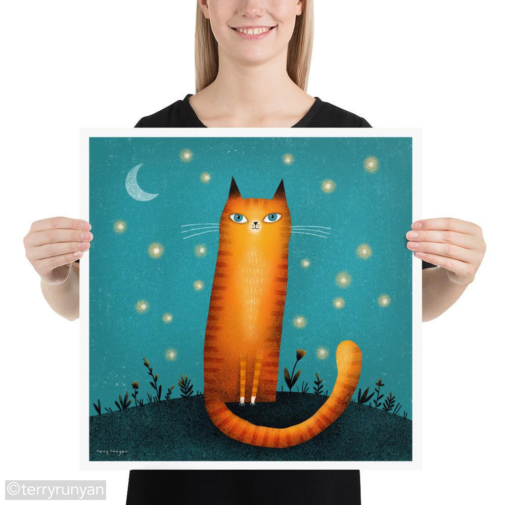 FIREFLY FRIEND-Art Print-Terry Runyan Creative-Terry Runyan Creative