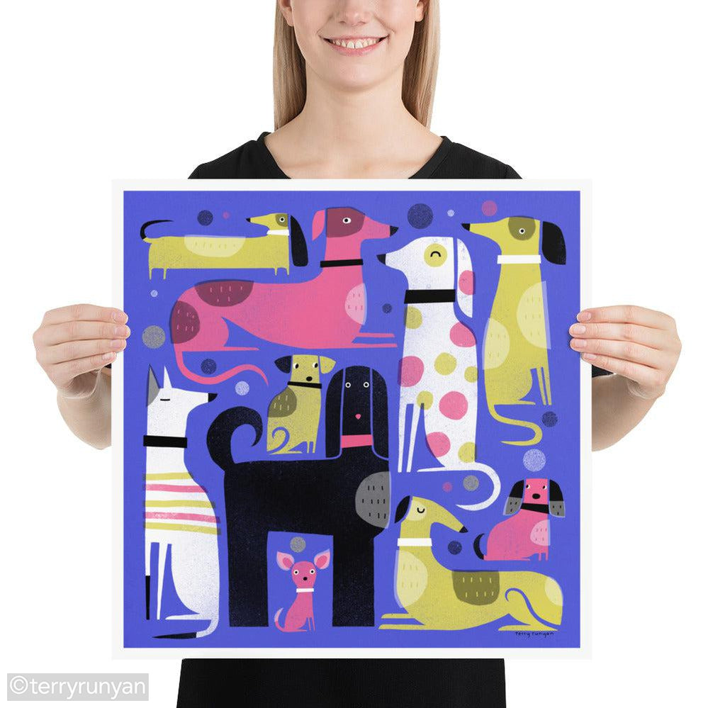 DOG PARK-Art Print-Terry Runyan Creative-Terry Runyan Creative