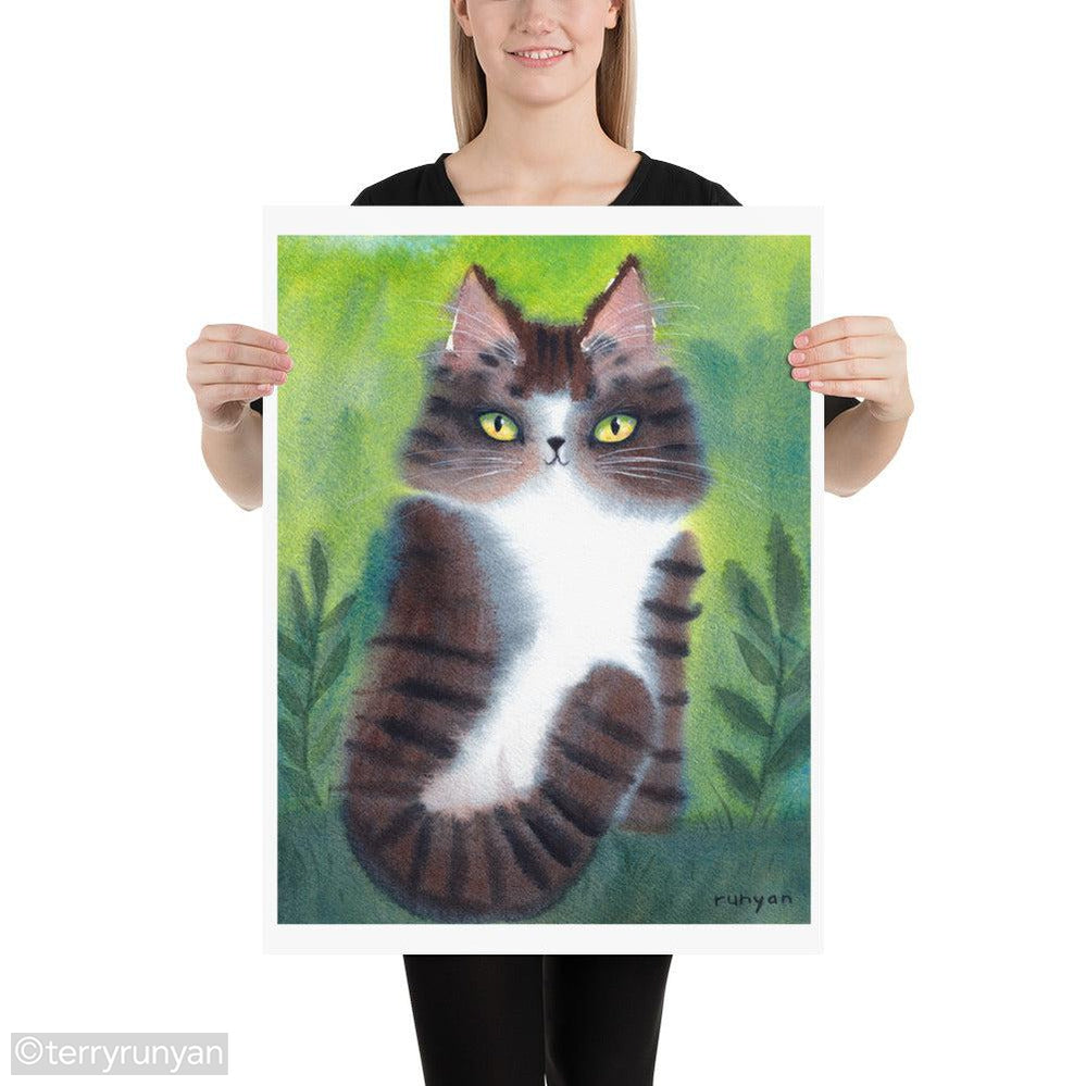 TABBY FLOOF-Art Print-Terry Runyan Creative-Terry Runyan Creative