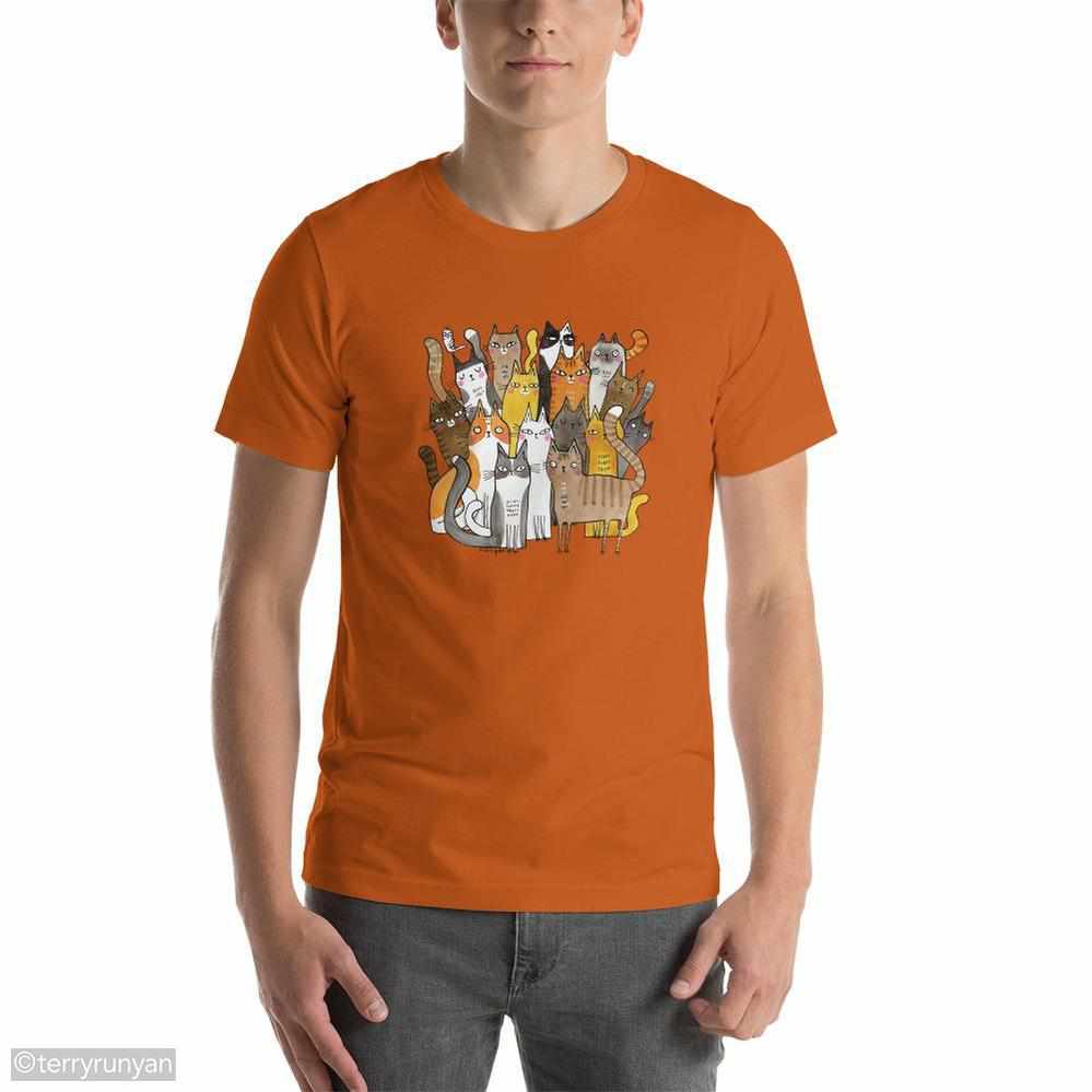 CAT BATCH T-Shirt-T-Shirts-Terry Runyan Creative-Terry Runyan Creative