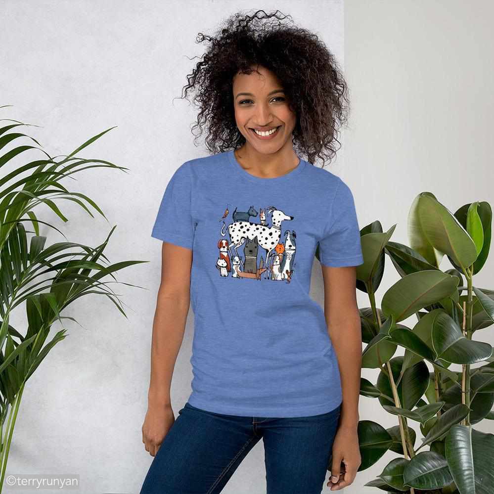 NATIONAL DOG DAY T-Shirt-T-Shirts-Terry Runyan Creative-Terry Runyan Creative