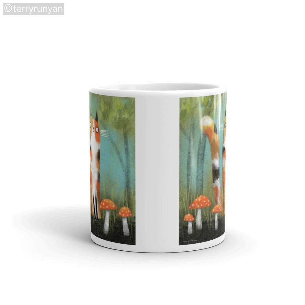 MUSHROOM LOVER mug-Mugs-Terry Runyan Creative-Terry Runyan Creative