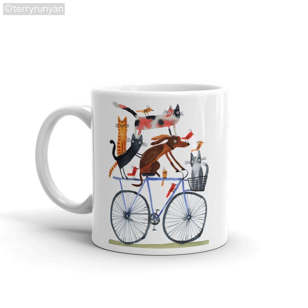 RIDE SHARING mug-Mugs-Terry Runyan Creative-Terry Runyan Creative