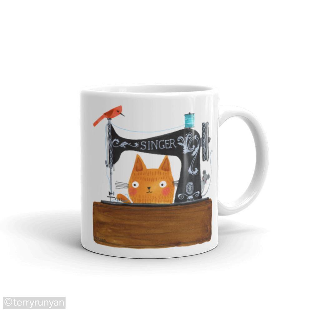 SEWING FETISH mug-Mugs-Terry Runyan Creative-Terry Runyan Creative