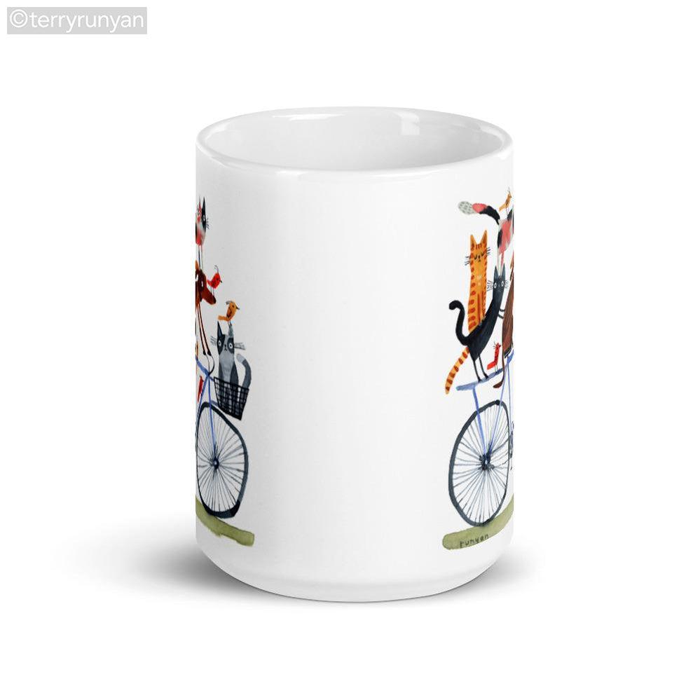 RIDE SHARING mug-Mugs-Terry Runyan Creative-Terry Runyan Creative