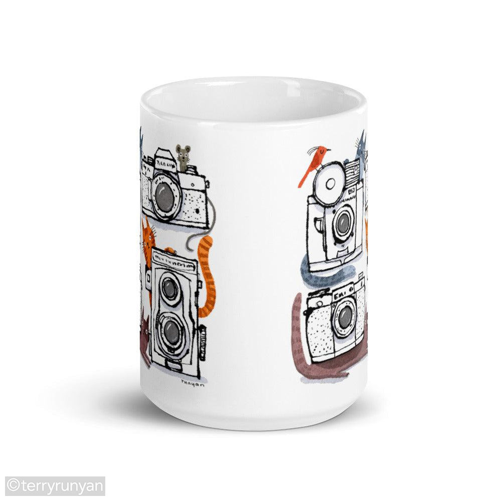 White glossy mug-Mugs-Terry Runyan Creative-Terry Runyan Creative