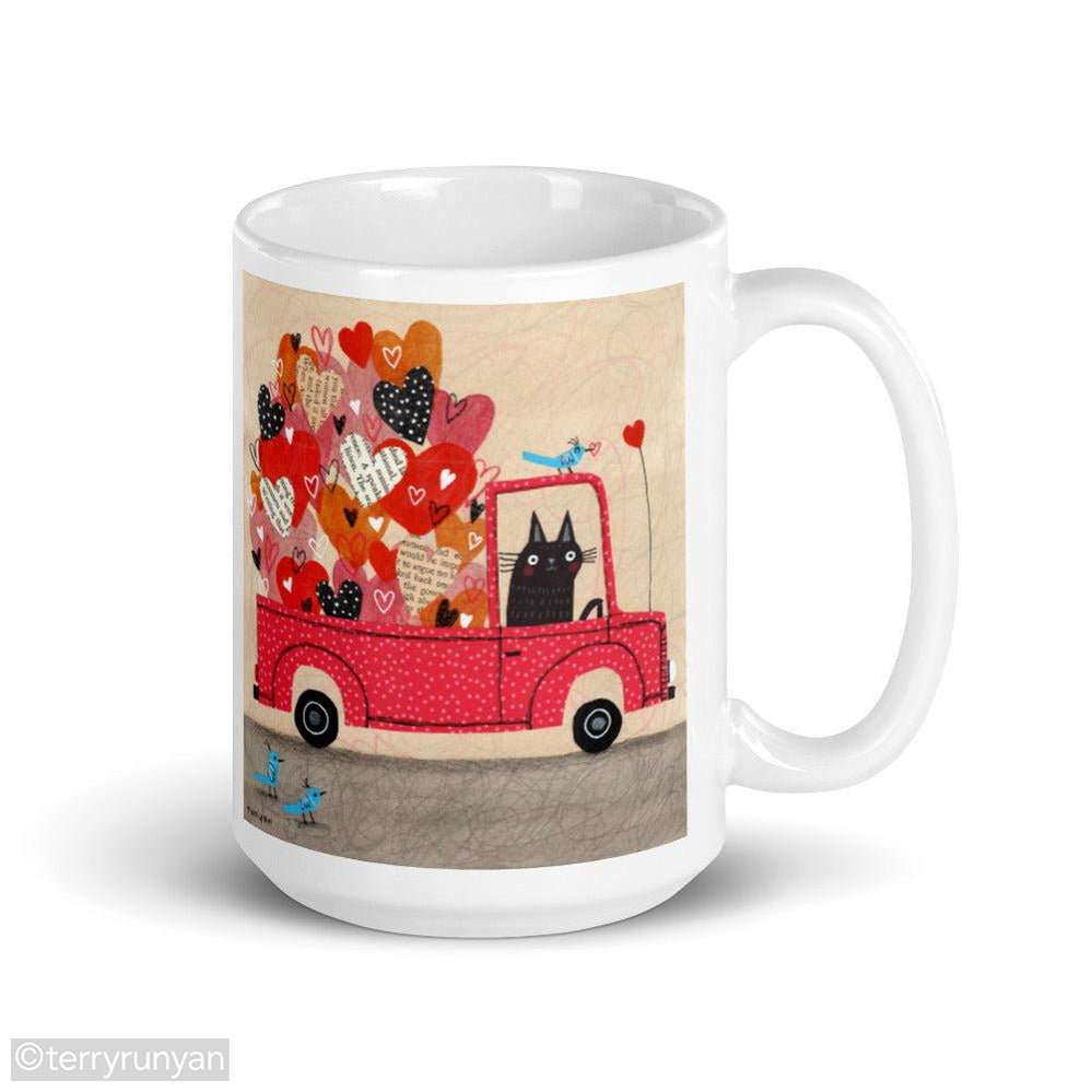 TRUCK LOAD 2 mug-Coffee Mug-Terry Runyan Creative-Terry Runyan Creative
